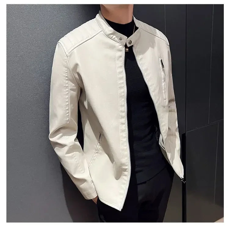 Antonio | Chaqueta de cuero elegante